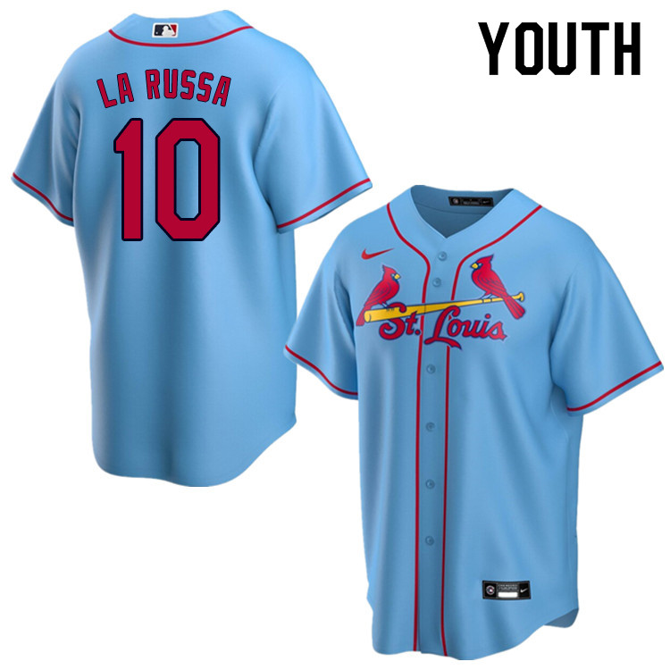 Nike Youth #10 Tony La Russa St.Louis Cardinals Baseball Jerseys Sale-Blue